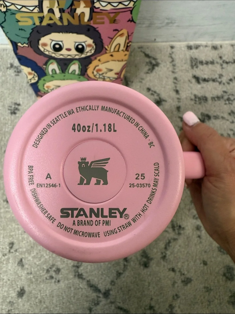 NWT Stanley FlowState Quencher Tumbler 40oz LaBuBu Pattern - Picture 4 of 7